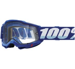 100 PROCENT GOGLE ACCURI 2 BLUE - DUAL PANE CLEAR - KOLOR NIEBIESKI/BIAŁY SZYBKA PRZEŻROCZYSTA PODWÓJNA
