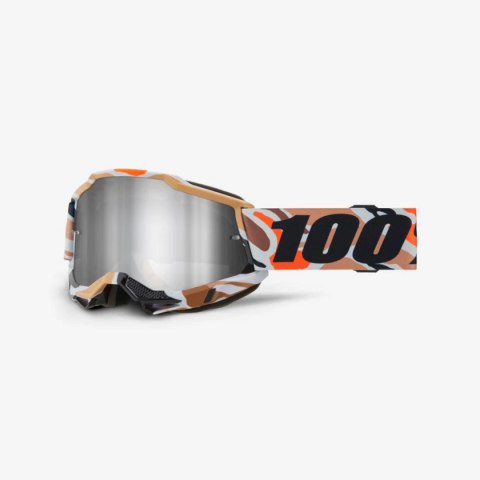 100 PROCENT GOGLE ACCURI 2 FLEA - MIRROR SILVER LENS - KOLOR SZARY/BRĄZOWY/POMARAŃCZOWY/CZARNY SZYBKA SREBRNE LUSTRO 100 PROCENT GOGLE ACCURI 2 FLEA - MIRROR SILVER LENS - KOLOR SZARY/BRĄZOWY/POMARAŃCZOWY/CZARNY SZYBKA SREBRNE LUSTRO