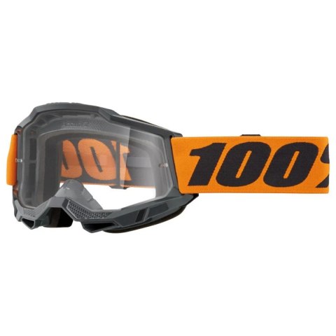 100 PROCENT GOGLE ACCURI 2 ORANGE - CLEAR LENS - KOLOR CZARNY/POMARAŃCZOWY SZYBKA PRZEŹROCZYSTA 100 PROCENT GOGLE ACCURI 2 ORANGE - CLEAR LENS - KOLOR CZARNY/POMARAŃCZOWY SZYBKA PRZEŹROCZYSTA