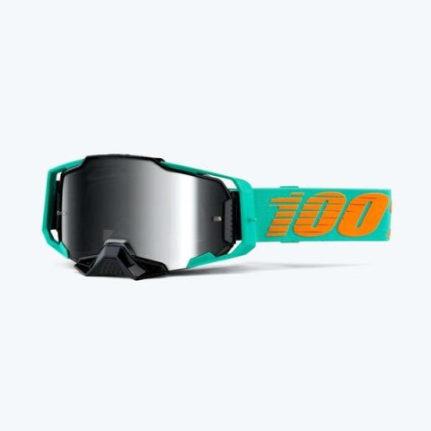 100 PROCENT GOGLE ARMEGA CLARK - MIRROR SILVER LENS - KOLOR ZIELONY SZYBKA SREBRNE LUSTRO 100 PROCENT GOGLE ARMEGA CLARK - MIRROR SILVER LENS - KOLOR ZIELONY SZYBKA SREBRNE LUSTRO