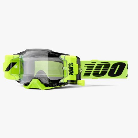 100 PROCENT GOGLE ARMEGA FORECAST ROLL-OFF NEON YELLOW - KOLOR ŻÓŁTY FLUO / CZARNY SZYBKA PRZEŹROCZYSTA 100 PROCENT GOGLE ARMEGA FORECAST ROLL-OFF NEON YELLOW - KOLOR ŻÓŁTY FLUO / CZARNY SZYBKA PRZEŹROCZYSTA
