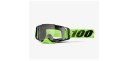 100 PROCENT GOGLE ARMEGA NEON YELLOW - CLEAR LENS - KOLOR ŻÓŁTY FLUO/CZARNY SZYBKA PRZEŹROCZYSTA