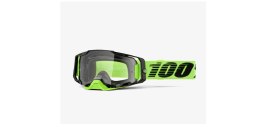 100 PROCENT GOGLE ARMEGA NEON YELLOW - CLEAR LENS - KOLOR ŻÓŁTY FLUO/CZARNY SZYBKA PRZEŹROCZYSTA