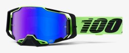 100 PROCENT GOGLE ARMEGA URUMA - MIRROR BLUE LENS - KOLOR ZIELONY/CZARNY SZYBKA NIEBIESKIE LUSTRO