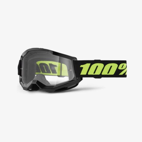 100 PROCENT GOGLE STRATA 2 SOLAR ECLIPSE - CLEAR LENS - KOLOR CZARNY/ŻÓŁTY FLUO SZYBKA PRZEŹROCZYSTA 100 PROCENT GOGLE STRATA 2 SOLAR ECLIPSE - CLEAR LENS - KOLOR CZARNY/ŻÓŁTY FLUO SZYBKA PRZEŹROCZYSTA