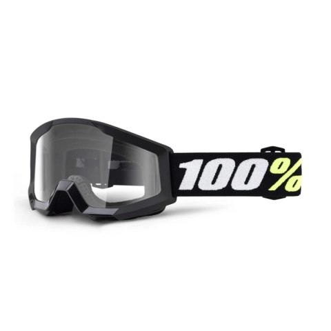 100 PROCENT GOGLE STRATA MINI BLACK JUNIOR / KID / DZIECIĘCE KOLOR CZARNY SZYBKA PRZEŹROCZYSTA ANTI-FOG 100 PROCENT GOGLE STRATA MINI BLACK JUNIOR / KID / DZIECIĘCE KOLOR CZARNY SZYBKA PRZEŹROCZYSTA ANTI-FOG