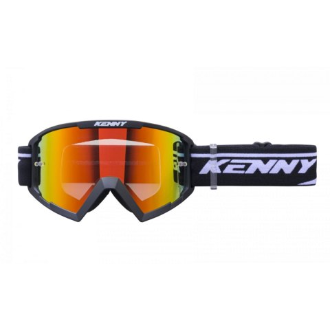 KENNY RACING GOGLE MODEL TRACK+ BLACK - RED LENS - KOLOR CZARNY/BIAŁY SZYBKA CZERWONE LUSTRO KENNY RACING GOGLE MODEL TRACK+ BLACK - RED LENS - KOLOR CZARNY/BIAŁY SZYBKA CZERWONE LUSTRO