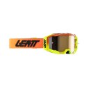 LEATT GOGLE VELOCITY 5.5 GOGGLE IRIZ CITRUS 68% KOLOR POMARAŃCZOWY/ŻÓŁTY SZYBKA ZŁOTA LUSTRO