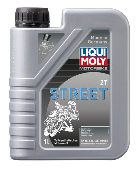 LIQUI MOLY OLEJ SILNIKOWY MOTORBIKE 2T PÓŁSYNTETYCZNY STREET 1L (6) LIQUI MOLY OLEJ SILNIKOWY MOTORBIKE 2T PÓŁSYNTETYCZNY STREET 1L (6)