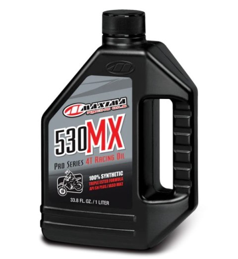 MAXIMA RACING OILS OLEJ SILNIKOWY 530MX 100% SYNTHETIC 4T RACING ENGINE OIL - MX / OFFROAD / ENDURO 1 LITR (12) (AKC) MAXIMA RACING OILS OLEJ SILNIKOWY 530MX 100% SYNTHETIC 4T RACING ENGINE OIL - MX / OFFROAD / ENDURO 1 LITR (12) (AKC)