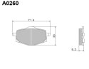 NISSIN 2024/10 KLOCKI HAMULCOWE KH101 PREMIUM SEMI-METALLIC (SPIEK METALICZNY) (ECE R90) (MADE IN JAPAN) (2P-229NS)