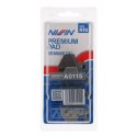 NISSIN 2024/10 KLOCKI HAMULCOWE KH165 / KH215 PREMIUM SEMI-METALLIC (SPIEK METALICZNY) (ECE R90) (MADE IN JAPAN) (2P-212NS)