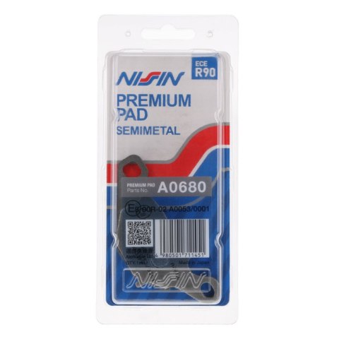 NISSIN 2024/10 KLOCKI HAMULCOWE KH230 / KH396 PREMIUM SEMI-METALLIC (SPIEK METALICZNY) (ECE R90) (MADE IN JAPAN) (2P-279NS) NISSIN 2024/10 KLOCKI HAMULCOWE KH230 / KH396 PREMIUM SEMI-METALLIC (SPIEK METALICZNY) (ECE R90) (MADE IN JAPAN) (2P-279NS)