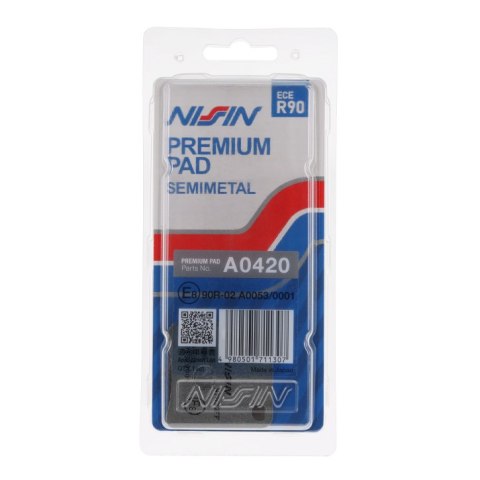 NISSIN 2024/10 KLOCKI HAMULCOWE KH257 PREMIUM SEMI-METALLIC (SPIEK METALICZNY) (ECE R90) (MADE IN JAPAN) (2P-246NS) NISSIN 2024/10 KLOCKI HAMULCOWE KH257 PREMIUM SEMI-METALLIC (SPIEK METALICZNY) (ECE R90) (MADE IN JAPAN) (2P-246NS)