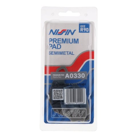 NISSIN 2024/10 KLOCKI HAMULCOWE KH67 PREMIUM SEMI-METALLIC (SPIEK METALICZNY) (ECE R90) (MADE IN JAPAN) (2P-236NS) NISSIN 2024/10 KLOCKI HAMULCOWE KH67 PREMIUM SEMI-METALLIC (SPIEK METALICZNY) (ECE R90) (MADE IN JAPAN) (2P-236NS)