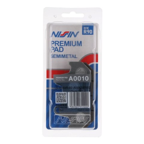 NISSIN 2024/10 KLOCKI HAMULCOWE KH69/2 PREMIUM SEMI-METALLIC (SPIEK METALICZNY) (ECE R90) (MADE IN JAPAN) (2P-242NS) NISSIN 2024/10 KLOCKI HAMULCOWE KH69/2 PREMIUM SEMI-METALLIC (SPIEK METALICZNY) (ECE R90) (MADE IN JAPAN) (2P-242NS)