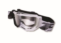PROGRIP GOGLE PG3300-126 TR VISION KOLOR CZARNY BIAŁY (SZYBA PG3310 PRZEZROCZYSTA ANTISCRATCH, NO FOG, ANTI UV) (PZ3300TR-126) -