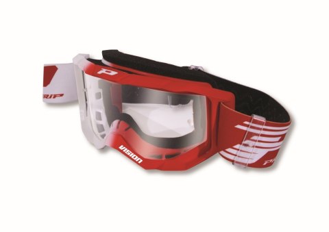 PROGRIP GOGLE PG3300-127 TR VISION KOLOR BIAŁY CZERWONY (SZYBA PG3310 PRZEZROCZYSTA ANTISCRATCH, NO FOG, ANTI UV) (PZ3300TR-127) PROGRIP GOGLE PG3300-127 TR VISION KOLOR BIAŁY CZERWONY (SZYBA PG3310 PRZEZROCZYSTA ANTISCRATCH, NO FOG, ANTI UV) (PZ3300TR-127)
