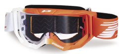 PROGRIP GOGLE PG3300-242 TR VISION KOLOR BIAŁY POMARAŃCZOWY (SZYBA PG3310 PRZEZROCZYSTA ANTISCRATCH, NO FOG, ANTI UV) - WYCOFANE
