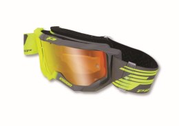 PROGRIP GOGLE PG3300-347 FL VISION KOLOR ŻÓŁTY FLUO SZARY (SZYBA PG3348 CZERWONA LUSTRZANA ANTISCRATCH, NO FOG, ANTI UV)
