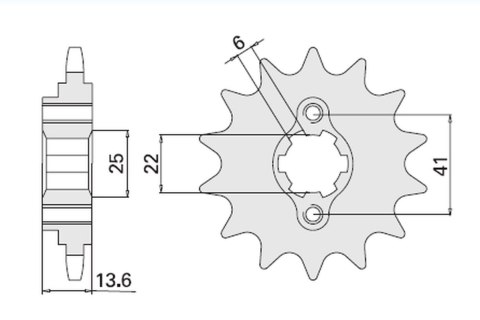 CHT ZĘBATKA PRZEDNIA 293 15 HONDA XL 600V '87-'88 CHT ZĘBATKA PRZEDNIA 293 15 HONDA XL 600V '87-'88