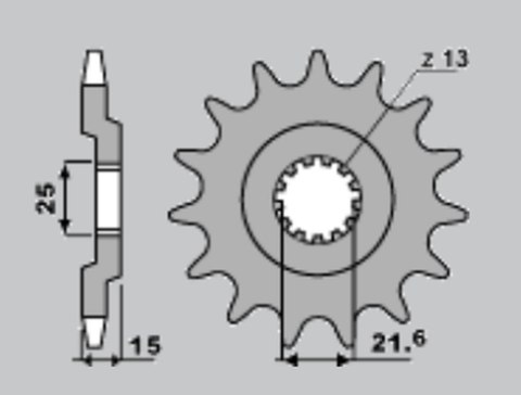 CHT ZĘBATKA PRZEDNIA 528 15 KAWASAKI GPZ 750 83-89 (514-15) (JTF 514.15) CHT ZĘBATKA PRZEDNIA 528 15 KAWASAKI GPZ 750 83-89 (514-15) (JTF 514.15)