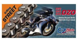 CZ ŁAŃCUCH NAPĘDOWY 520 DZO (114 OGNIW) O-RING BRONZE DO 750 CCM (STREET) (35,6 KN) + ZAKUWKA DRĄŻONA