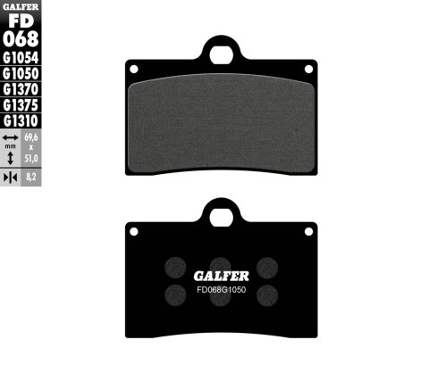 GALFER KLOCKI HAMULCOWE KH095 PÓŁMETALICZNE SCOOTER GALFER KLOCKI HAMULCOWE KH095 PÓŁMETALICZNE SCOOTER