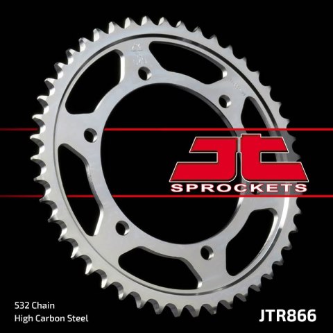 JT ZĘBATKA TYLNA 863 47 YAMAHA FZR 1000 89-95, GTS 1000 (86347JT) (ŁAŃC. 532) JT ZĘBATKA TYLNA 863 47 YAMAHA FZR 1000 89-95, GTS 1000 (86347JT) (ŁAŃC. 532)