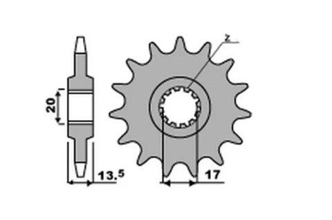 CHT WYPRZEDAŻ ZĘBATKA PRZEDNIA 153 11 FANTIC 200/212/249 (ŁAŃC. 520) CHT WYPRZEDAŻ ZĘBATKA PRZEDNIA 153 11 FANTIC 200/212/249 (ŁAŃC. 520)
