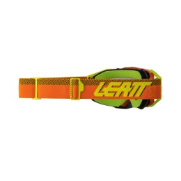 LEATT GOGLE VELOCITY 6.5 GOGGLE CITRUS LIGHT GREY 58% - KOLOR POMARAŃCZOWY/ŻÓŁTY SZYBKA DYMIONE LUSTRO SZARA