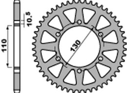 PBR ZĘBATKA TYLNA 504 47 C45 KAWASAKI EL 250 NINJA '88-'02, 250R NINJA '07-'15, YAMAHA YZF-R1 '98-'05 (JTR486.47) (ŁAŃC. 520)