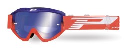 PROGRIP GOGLE PG3450-338 FL RIOT KOLOR NIEBIESKI / CZERWONY (SZYBA PG3246 NIEBIESKA LUSTRZANA, ANTISCRATCH, NO FOG, ANTI UV) (34