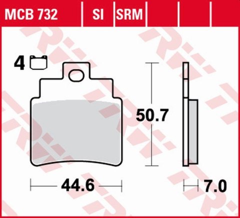 TRW ZF KLOCKI HAMULCOWE KH355/4 ORGANIC SYM GTS JOYMAX/VOYAGER 125 '05-, FIRENZE 250 '06-'07, VOYAGER 250 '05-, PRZÓD TRW ZF KLOCKI HAMULCOWE KH355/4 ORGANIC SYM GTS JOYMAX/VOYAGER 125 '05-, FIRENZE 250 '06-'07, VOYAGER 250 '05-, PRZÓD