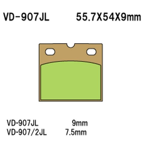 VESRAH KLOCKI HAMULCOWE KH18 SPIEK METALICZNY (ZŁOTE) (MADE IN JAPAN) VESRAH KLOCKI HAMULCOWE KH18 SPIEK METALICZNY (ZŁOTE) (MADE IN JAPAN)