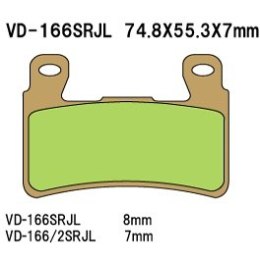 VESRAH KLOCKI HAMULCOWE KH265 / KH296 (MADE IN JAPAN)