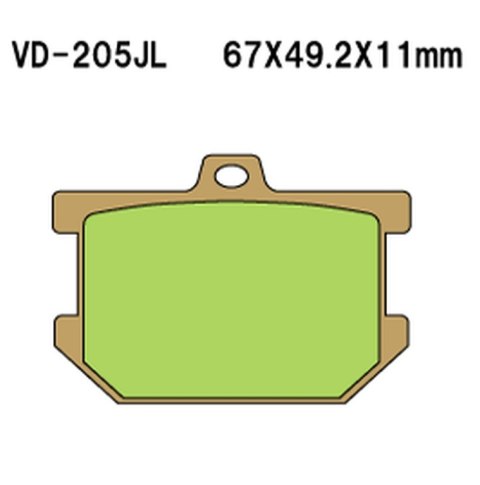 VESRAH KLOCKI HAMULCOWE KH34 SPIEK METALICZNY (ZŁOTE) YAMAHA SR500 76-81, XS,XV (MADE IN JAPAN) VESRAH KLOCKI HAMULCOWE KH34 SPIEK METALICZNY (ZŁOTE) YAMAHA SR500 76-81, XS,XV (MADE IN JAPAN)