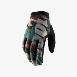 100 PROCENT RĘKAWICE CROSS/ENDURO BRISKER SOFTSHELL KOLOR CZARNY/CAMO ROZMIAR M STARY KOD 10016-061-11