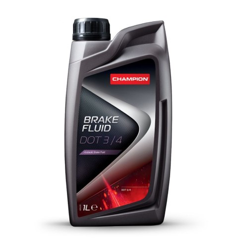 CHAMPION PŁYN HAMULCOWY BRAKE FLUID DOT 3/4 1L CHAMPION PŁYN HAMULCOWY BRAKE FLUID DOT 3/4 1L