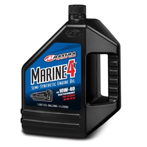 MAXIMA RACING OILS OLEJ SILNIKOWY PÓŁSYNTETYCZNY DO SKUTERÓW WODNYCH, ŁODZI I SILNIKÓW ZABURTOWYCH MARINE 4T SYN BLEND 10W40 4 L MAXIMA RACING OILS OLEJ SILNIKOWY PÓŁSYNTETYCZNY DO SKUTERÓW WODNYCH, ŁODZI I SILNIKÓW ZABURTOWYCH MARINE 4T SYN BLEND 10W40 4 L