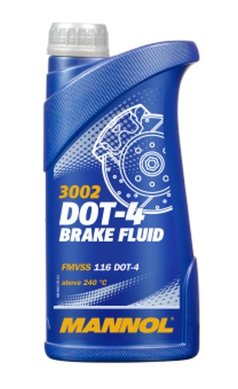 MANNOL BRAKE FLUID DOT-4 (450ML) - PŁYN HAMULCOWY (3002) MANNOL BRAKE FLUID DOT-4 (450ML) - PŁYN HAMULCOWY (3002)