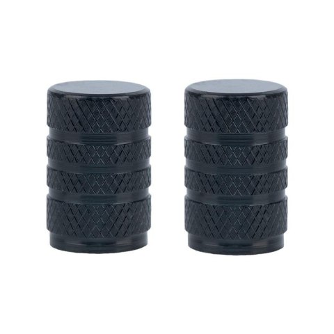 OXFORD ALUMINIOWE NAKRĘTKI NA WENTYLE - 2 SZTUKI W ZESTAWIE - KOLOR CZARNY OXFORD ALUMINIOWE NAKRĘTKI NA WENTYLE - 2 SZTUKI W ZESTAWIE - KOLOR CZARNY