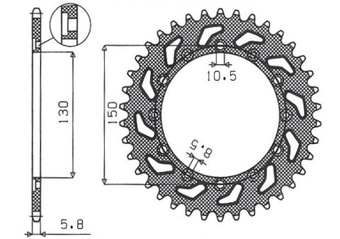 SUNSTAR ZĘBATKA TYLNA 236 47 / 245 47 HONDA NX 650 95-01, YAMAHA XJ 6 09-15, YAMAHA WR 250R '08-'10 (JTR245/2.47) (JTR245/3.47) SUNSTAR ZĘBATKA TYLNA 236 47 / 245 47 HONDA NX 650 95-01, YAMAHA XJ 6 09-15, YAMAHA WR 250R '08-'10 (JTR245/2.47) (JTR245/3.47)