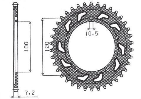 SUNSTAR ZĘBATKA TYLNA 4447 42 / 4363 42 APRILIA TUONO 1000/1100 12-17 (JTR702.42) (JTR713.42) (ŁAŃC.525) (436342JT) SUNSTAR ZĘBATKA TYLNA 4447 42 / 4363 42 APRILIA TUONO 1000/1100 12-17 (JTR702.42) (JTR713.42) (ŁAŃC.525) (436342JT)