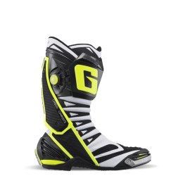 GAERNE WYPRZEDAŻ BUTY SPORTOWE MODEL GP1 EVO WHITE/BLACK/YELLOW KOLOR BIAŁY/CZARNY/ŻÓŁTY ROZMIAR 45
