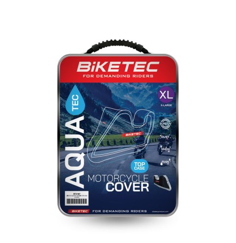 BIKETEC POKROWIEC WODOODPORNY AQUATEC NA MOTOCYKL Z MIEJSCEM NA KUFER CENTRALNY KOLOR CZARNY/SZARY ROZMIAR XL BIKETEC POKROWIEC WODOODPORNY AQUATEC NA MOTOCYKL Z MIEJSCEM NA KUFER CENTRALNY KOLOR CZARNY/SZARY ROZMIAR XL