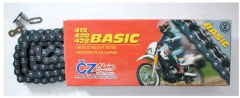 CZ ŁAŃCUCH NAPĘDOWY 420 BASIC (420S) (136 OGNIW) (19,0 KN) + ZAPINKA