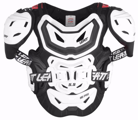 LEATT OSŁONA KLATKI PIERSIOWEJ (BUZER) CHEST PROTECTOR 5.5 PRO HD WHITE KOLOR BIAŁY ROZMIAR UNIWERSALNY LEATT OSŁONA KLATKI PIERSIOWEJ (BUZER) CHEST PROTECTOR 5.5 PRO HD WHITE KOLOR BIAŁY ROZMIAR UNIWERSALNY