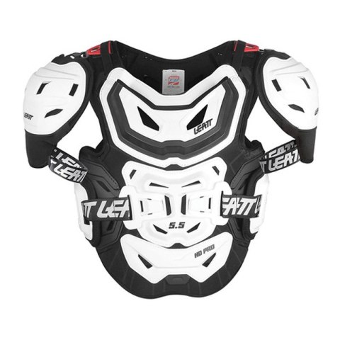 LEATT OSŁONA KLATKI PIERSIOWEJ (BUZER) CHEST PROTECTOR 5.5 PRO HD WHITE KOLOR BIAŁY ROZMIAR UNIWERSALNY LEATT OSŁONA KLATKI PIERSIOWEJ (BUZER) CHEST PROTECTOR 5.5 PRO HD WHITE KOLOR BIAŁY ROZMIAR UNIWERSALNY