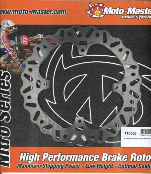 MOTO-MASTER TARCZA HAMULCOWA TYŁ NITRO HONDA CR 125/250 '02-07, CRF 250/450R '04-'21 (240X121,5X4) MOTO-MASTER TARCZA HAMULCOWA TYŁ NITRO HONDA CR 125/250 '02-07, CRF 250/450R '04-'21 (240X121,5X4)